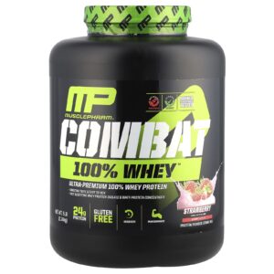 MusclePharm Combat 100% Whey™ Protein Morango 224 kg (5 lb)