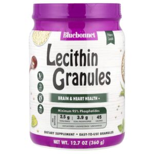 Bluebonnet Nutrition Grânulos de Lecitina Sem Sabor 360 g (127 oz)