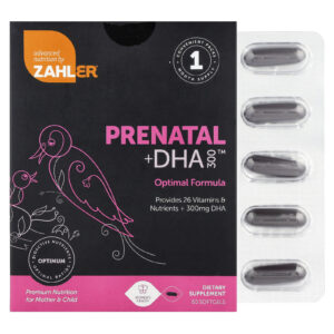 Zahler Pré-natal + DHA 300™ 60 Cápsulas Softgel