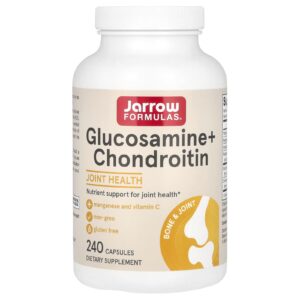 Jarrow Formulas Glucosamina + Condroitina 240 Cápsulas