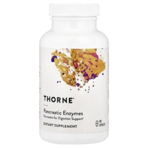 Thorne Enzimas Pancreáticas 180 Cápsulas (500 mg por Cápsula)