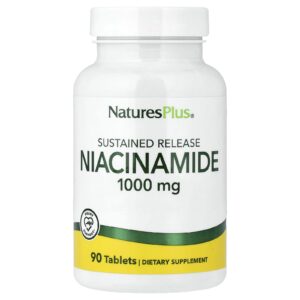 NaturesPlus Nicotinamida Liberação Gradual 1.000 mg 90 Comprimidos