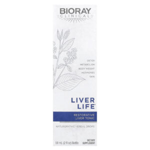Bioray Liver Life Restaurador do Fígado frasco de 4 oz (59 ml)