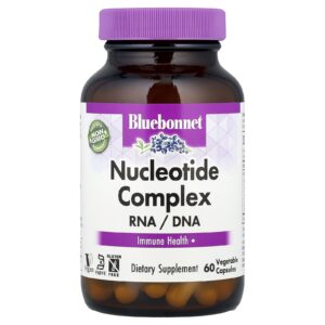 Bluebonnet Nutrition Complexo de Nucleotídeos RNA / DNA 60 Cápsulas Vegetais