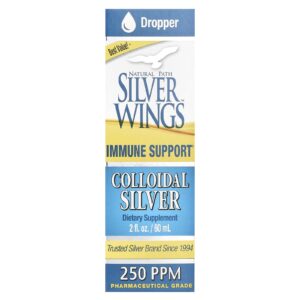 Natural Path Silver Wings Prata coloidal 250 ppm 60 ml (2 fl oz)