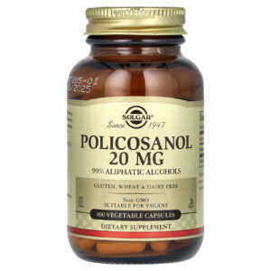 Solgar Policosanol 20 mg 100 Cápsulas Vegetais
