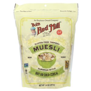 Bobs Red Mill Muesli Tropical Sem Glúten Manga e Coco 397 g (14 oz)
