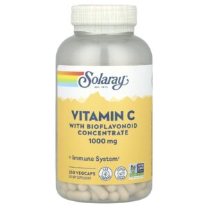 Solaray Vitamina C com Concentrado de Bioflavonoides 1.000 mg 250 VegCaps