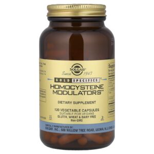 Solgar Gold Specifics® Homocysteine Modulators® 120 Cápsulas Vegetais