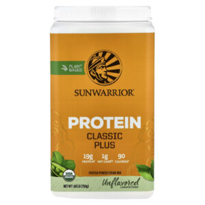 Sunwarrior Protein Classic Plus À Base de Plantas Natural 750 g (165 lb)