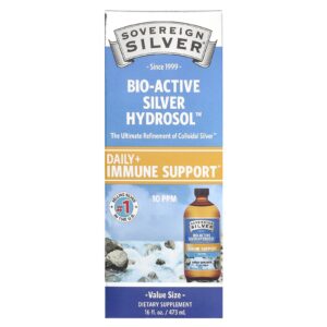 Sovereign Silver Bio-Active Silver Hydrosol™ 10 PPM 473 ml (16 fl oz)