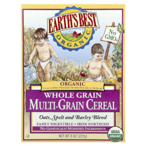 Earths Best Cereal Multigrãos Integral Orgânico 227 g (8 oz)