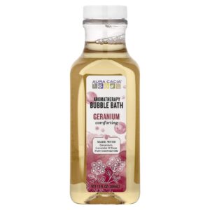 Aura Cacia Banho de Espuma de Aromaterapia Gerânio 384 ml (13 fl oz)