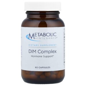 Metabolic Maintenance DIM Complex Diindolylmethane with CoFactors 60 Cápsulas