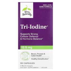 Terry Naturally Tri-Iodine 125 mg 90 Cápsulas