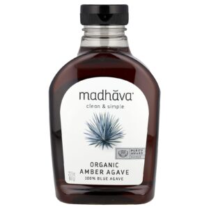 Madhava Âmbar Orgânico Agave Azul Crua 23.5 oz (667 g)