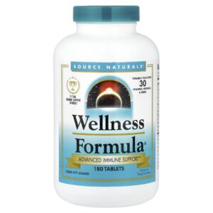 Source Naturals Wellness Formula® Suporte Imunológico Avançado 180 Comprimidos