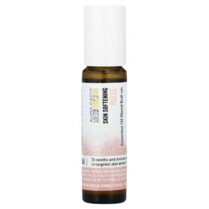 Aura Cacia Mistura de Óleo Essencial Roll-On para Suavização de Pele Rosa 92 ml (031 fl oz)