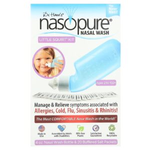 Nasopure Sabonete Líquido Nasal Kit Little Squirt Crianças a Partir de 2 a 102 Anos de Idade 1 Kit