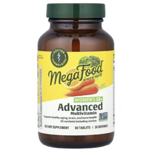 MegaFood Multivitamínico Avançado para Mulheres com Mais de 55 Anos 60 Comprimidos