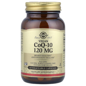 Solgar Vegetarian CoQ-10 120 mg 60 Cápsulas Vegetais