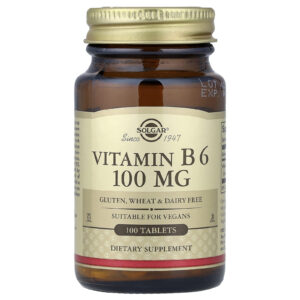 Solgar Vitamina B6 100 mg 100 Comprimidos