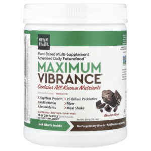 Vibrant Health Vibrância Máxima Versão 6.1 Pedaços de Chocolate 7218 g (2546 oz)
