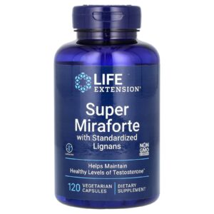 Life Extension Super Miraforte com Benefícios de Lignanas Padronizadas 120 Cápsulas Vegetarianas