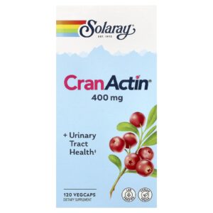 Solaray CranActin® Saúde do Trato Urinário 120 VegCaps