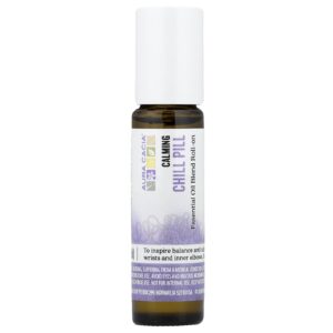 Aura Cacia Mistura de Óleos Essenciais Roll-On Relaxante Pílula Refrescante 92 ml (031 fl oz)