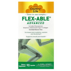 Country Life Complexo Três em Um Flex-Able Advanced 90 Cápsulas