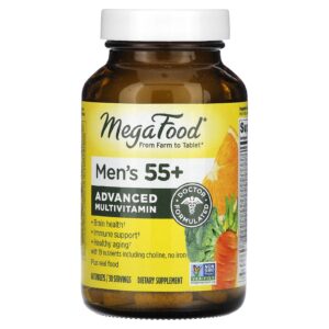 MegaFood Homens com Mais de 55 Anos Multivitamínico Avançado 60 Comprimidos