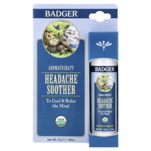 Badger Aromatherapy Alívio para Dor de Dor Hortelã-Pimenta e Lavanda 17 g (060 oz)