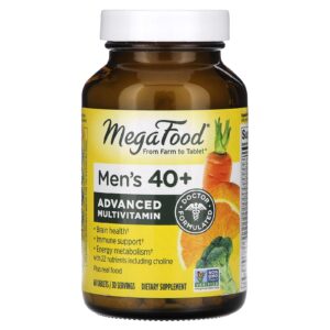 MegaFood Homens Acima de 40 Anos Multivitamínico Avançado 60 Comprimidos