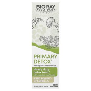 Bioray Detox Primário Tônico Desintoxicante Pesado Sem Álcool 60 ml (2 fl oz)
