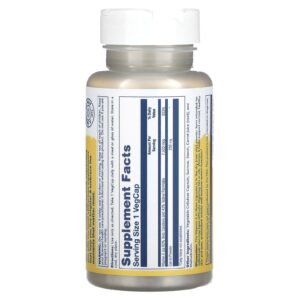 Solaray Vitamina A na Forma Seca 7.500 mcg 60 VegCaps