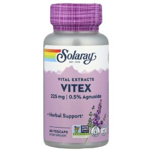 Solaray Extratos Vitais Vitex 60 VegCaps