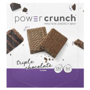 BNRG Power Crunch® Protein Energy Bar Chocolate Triplo 12 Barras 40 g (14 oz) Cada