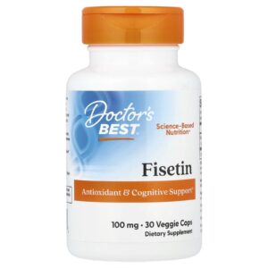 Doctors Best Fisetina com Novusetin 100 mg 30 Cápsulas Vegetais