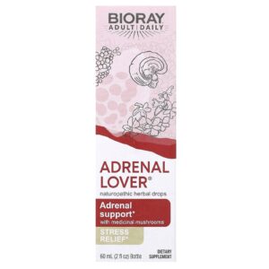 Bioray Adrenal Lover Suporte Adrenal com Cogumelos Medicinais 60 ml (2 fl oz)