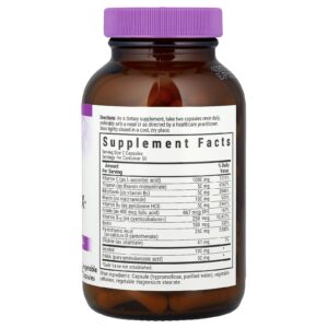 Bluebonnet Nutrition Complexo B para Alívio do Estresse 100 Cápsulas Vegetais