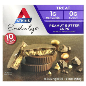 Atkins Endulge™ Guloseima Tortinhas de Manteiga de Amendoim 10 Tortinhas 17 g (06 oz) Cada