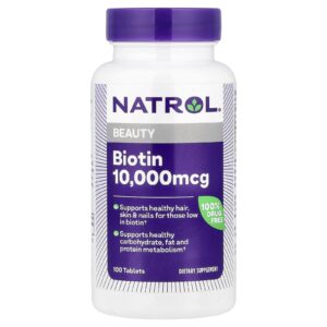 Natrol Biotina 100 Comprimidos
