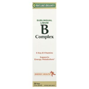 Natures Bounty Complexo B líquido sublingual 2 fl oz (59 ml)