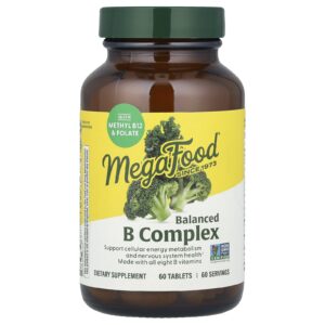 MegaFood Complexo B Balanceado 60 comprimidos