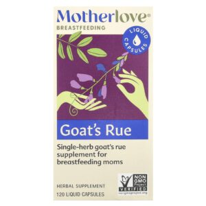 Motherlove Amamentação Arruda-caprária 120 Cápsulas Líquidas (525 mg por Cápsula)