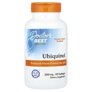 Doctors Best Ubiquinol 200 mg 120 Cápsulas Softgel