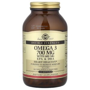 Solgar Ômega-3 EPA e DHA 120 Cápsulas Softgel