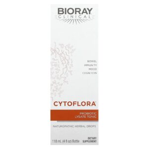 Bioray CytoFlora Tônico Probiótico de Lisado 118 ml (4 fl oz)