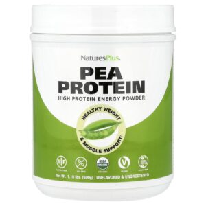 NaturesPlus Proteína de Ervilha Sem Sabor 500 g (11 lb)